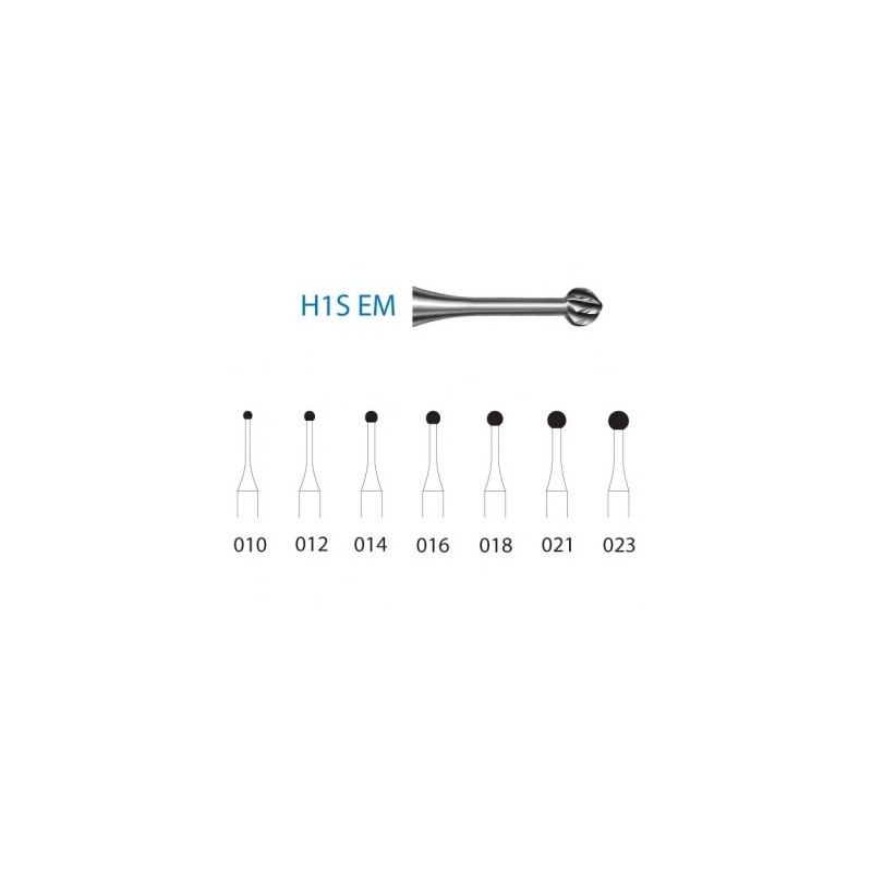 FRESA TUNGSTENO H1SEM CA LARGO KOMET