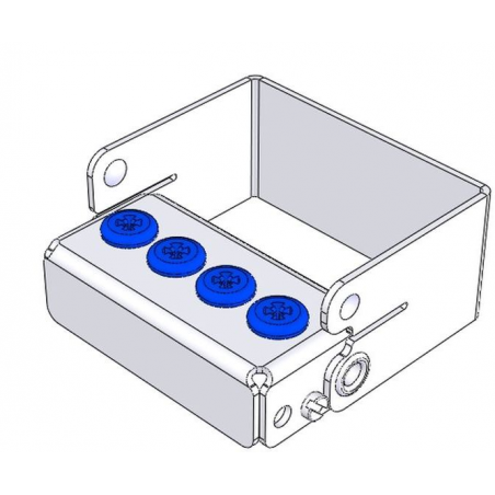 FRESERO PLUG IN 4 ORIFICIOS 4,5X2X3CM - NICHROMINOX