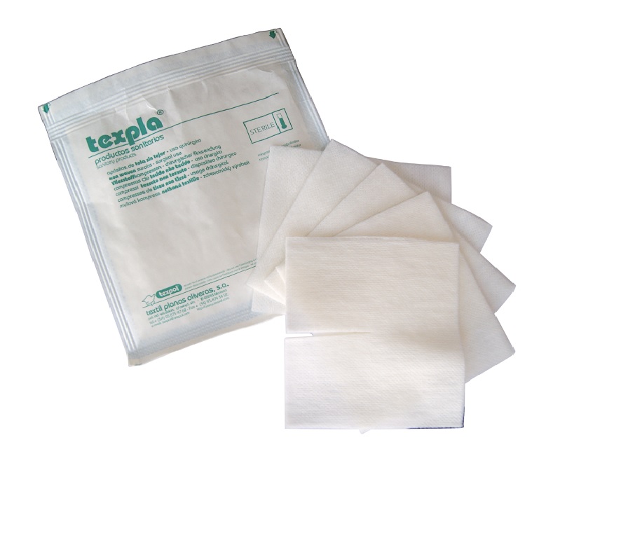 GASA NO ESTERIL TNT 5X5CM 4CAPAS 100UDS. ALBASA