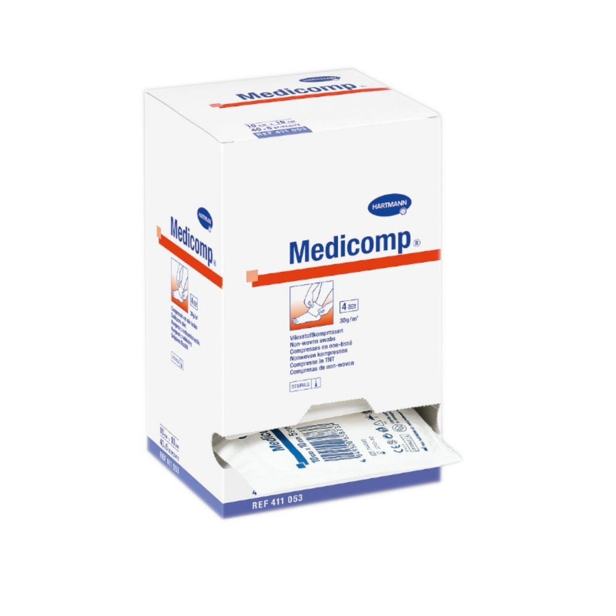 GASAS MEDICOMP ESTERIL 10X10CM 40SOBRESX5U HARTMAN