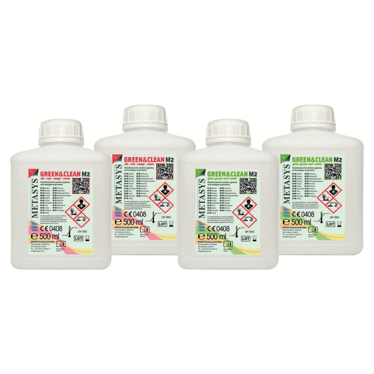 GREEN&CLEAN M2 4X500ML 333 DOSIS METASYS
