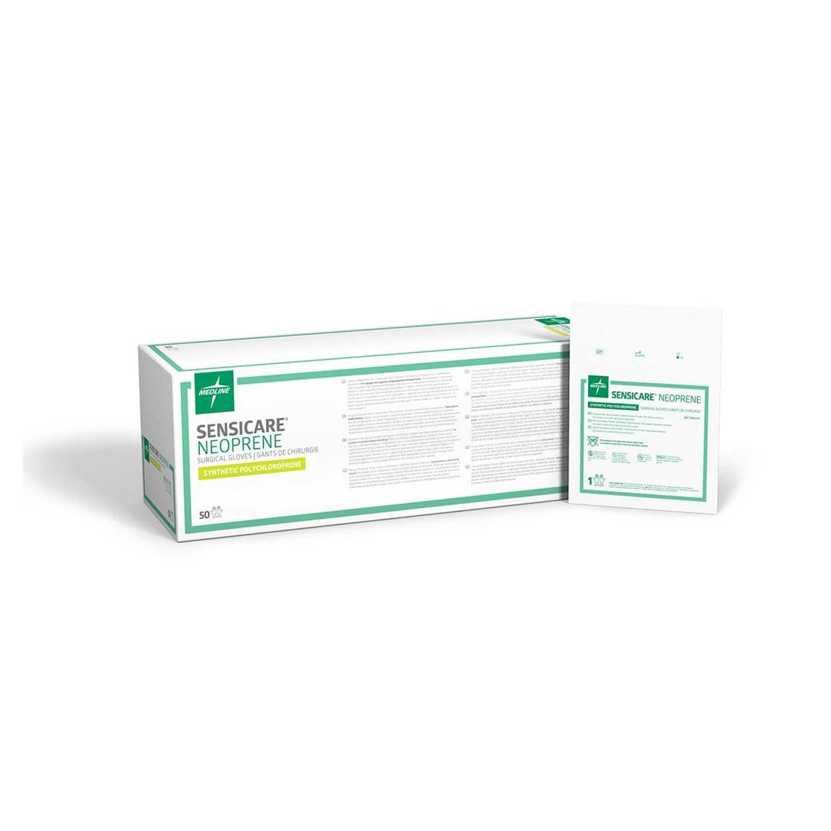 GUANTE NEOPRENO ESTERIL SENSICARE SP - MEDLINE