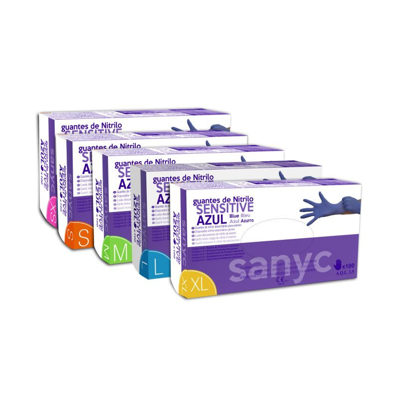 GUANTES NITRILO SENSITIVE SANICEN