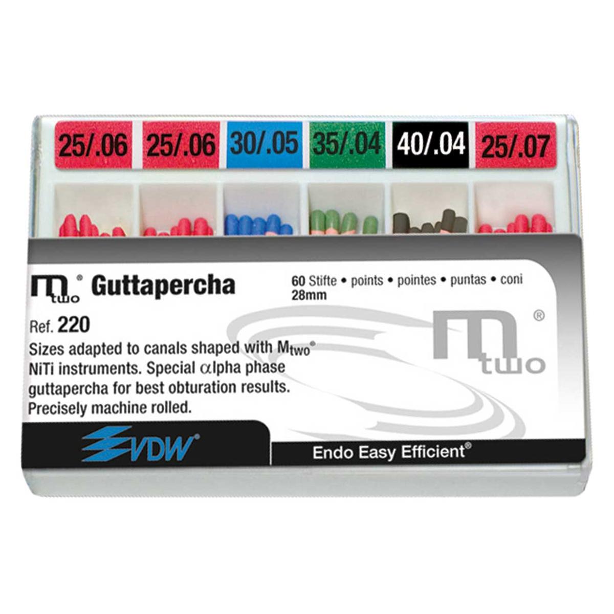 PUNTAS DE GUTAPERCHA MTWO VDW
