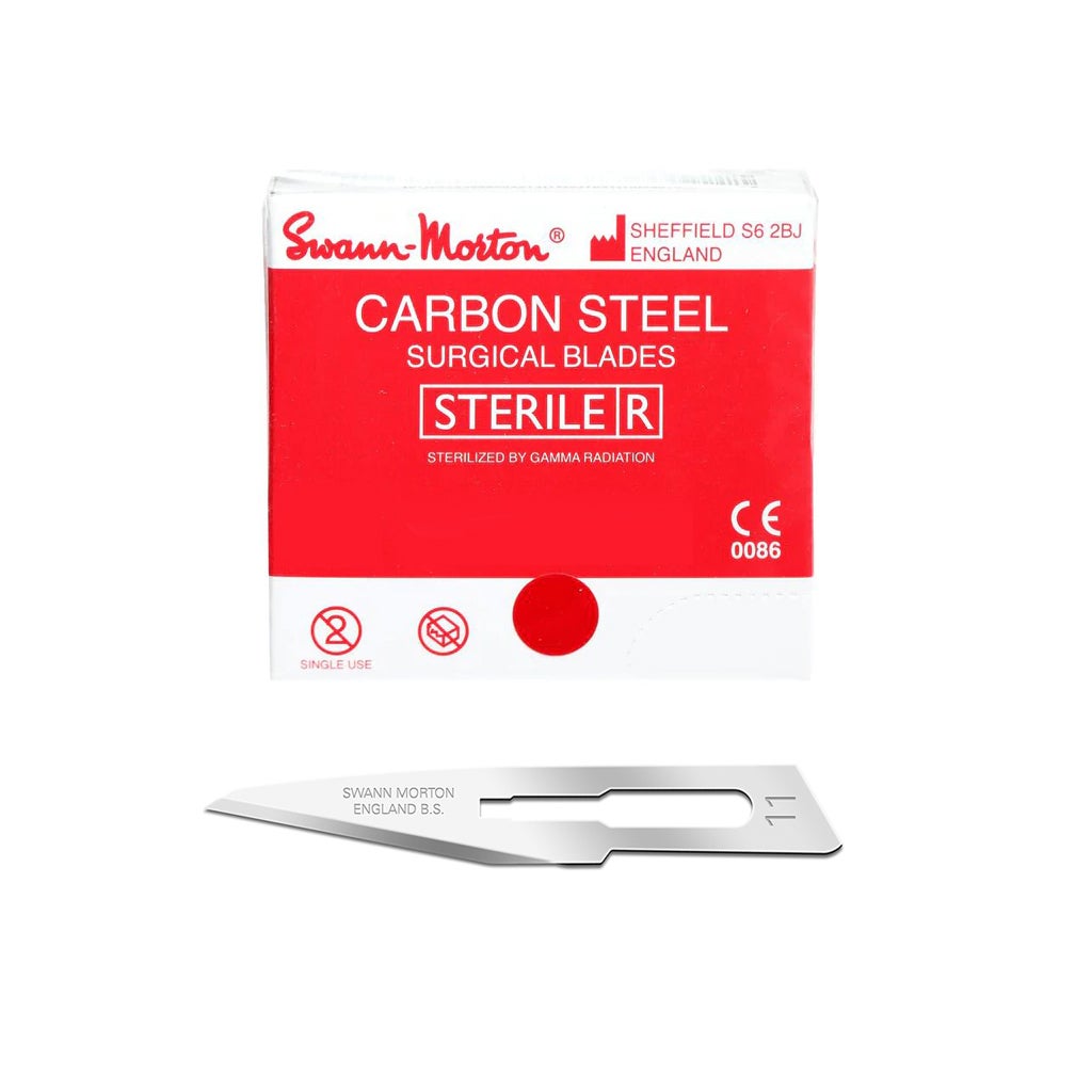HOJA BISTURI ESTERIL N.11 100UDS SWANN-MORTON