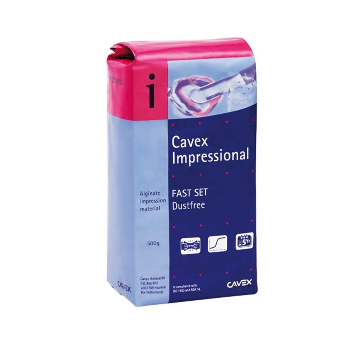 IMPRESSIONAL ALGINATO FRAGUADO RAPIDO 500G CAVEX