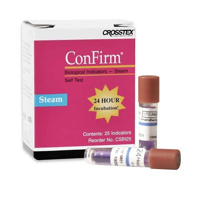 INDICADOR AUTOCULTIVO BIOLOGICO VAPOR 25U CROSSTEX