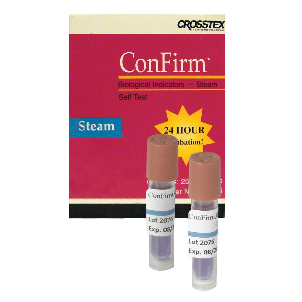 INDICADOR AUTOCULTIVO BIOLOGICO VAPOR 25U CROSSTEX
