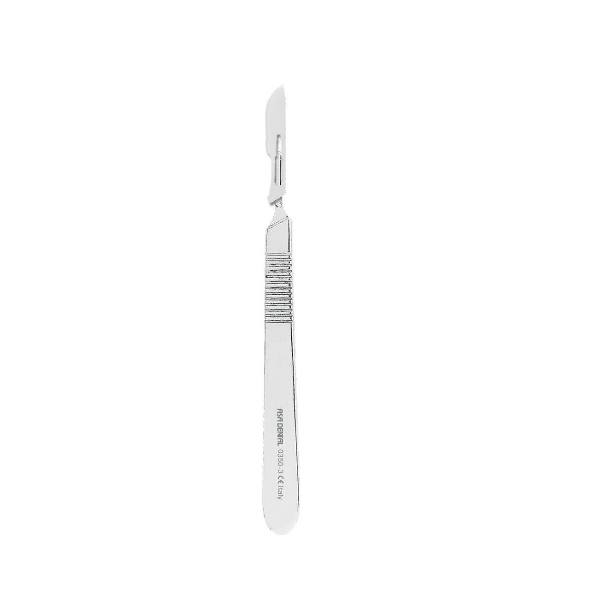 MANGO PLANO BISTURI 12,8CM 0350-3 ASA