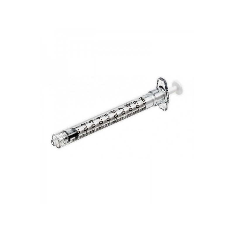 JERINGA 3 CUERP E.CENTESIM 1ML C/AGUJA 25G 120U BD