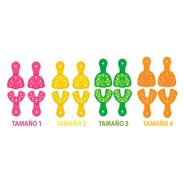 KIT CUBETAS IMPRESIÃN POLIPROPILENO ESTERELI LEONE