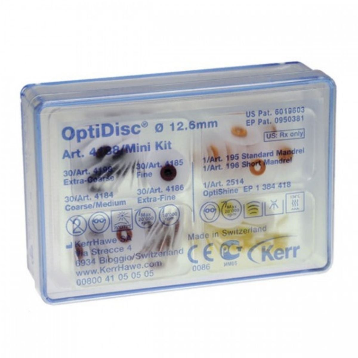 KIT MINI OPTIDISC 12,6MM 120U KERR