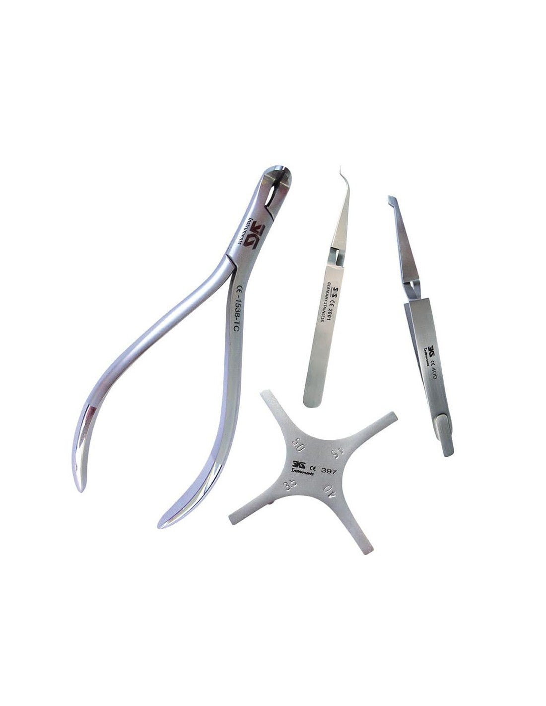 KIT ORTODONCIA 4 INSTRUMENTOS SKS