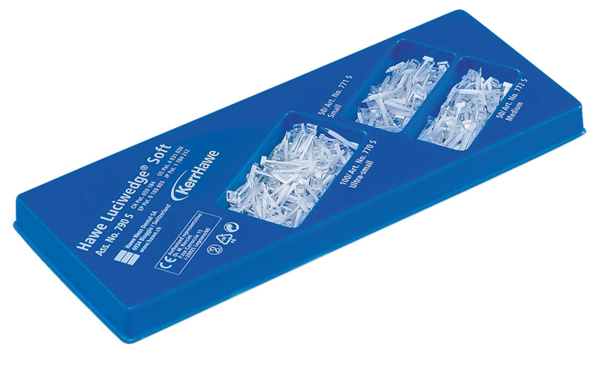 CUÑAS TRANSPARENTES LUCIWEDGE SURTIDO 790S 1U - KERR HAWE