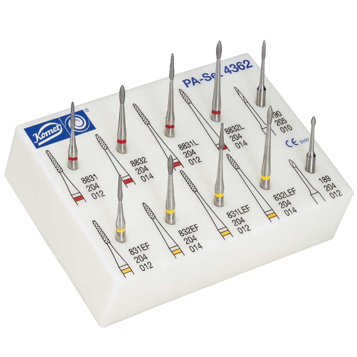 JUEGO PERIODONCIA CA ALISADO RADICULAR 4362  KOMET