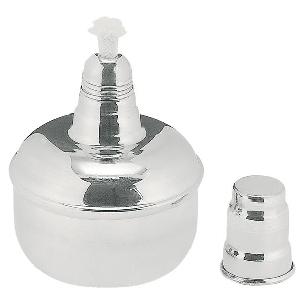 LAMPARA DE ALCOHOL INOX C/MECHA - DERBY
