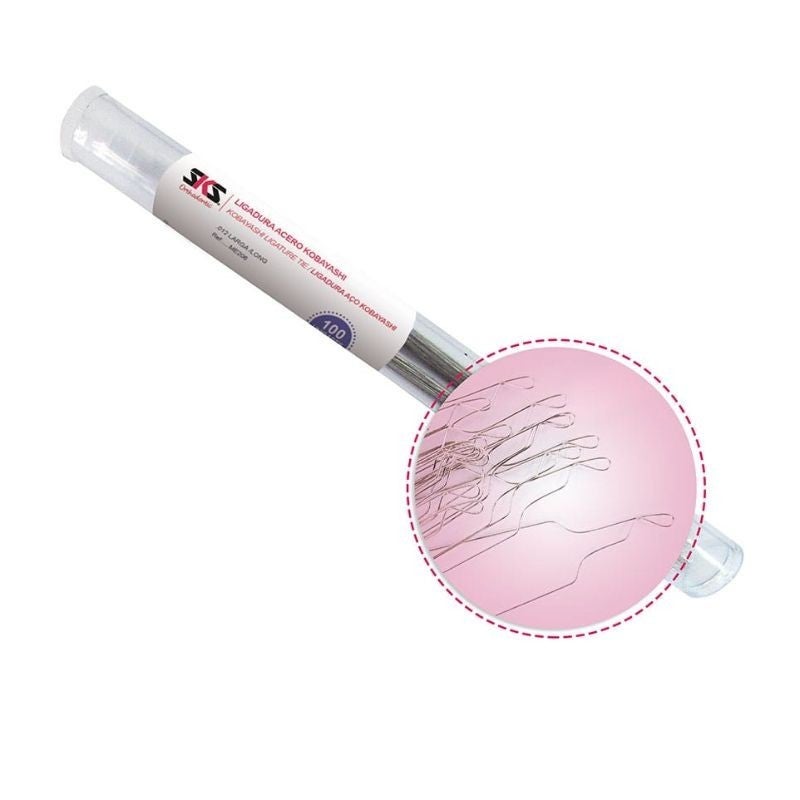 LIGADURA ACERO KOBAYASHI LARGA.012 100 UDS. SKS