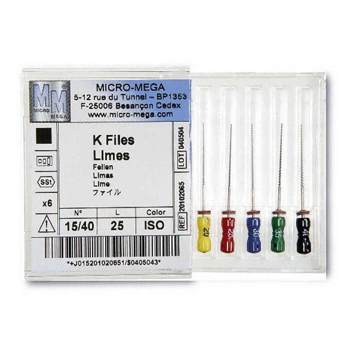 LIMAS K-FILES SURT. 015/040 ESTÉRIL - MICROMEGA