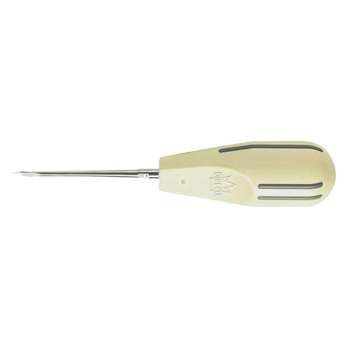 LUXATOR DUAL EDGE, DOBLE PUNTA 3MM/1,5MM, GRIS - DIRECTA