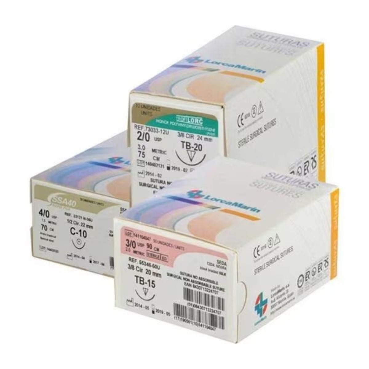 MATTE SUPRAMID TB15 3/8 TRIANG 4/0 90CM 12U LORCA