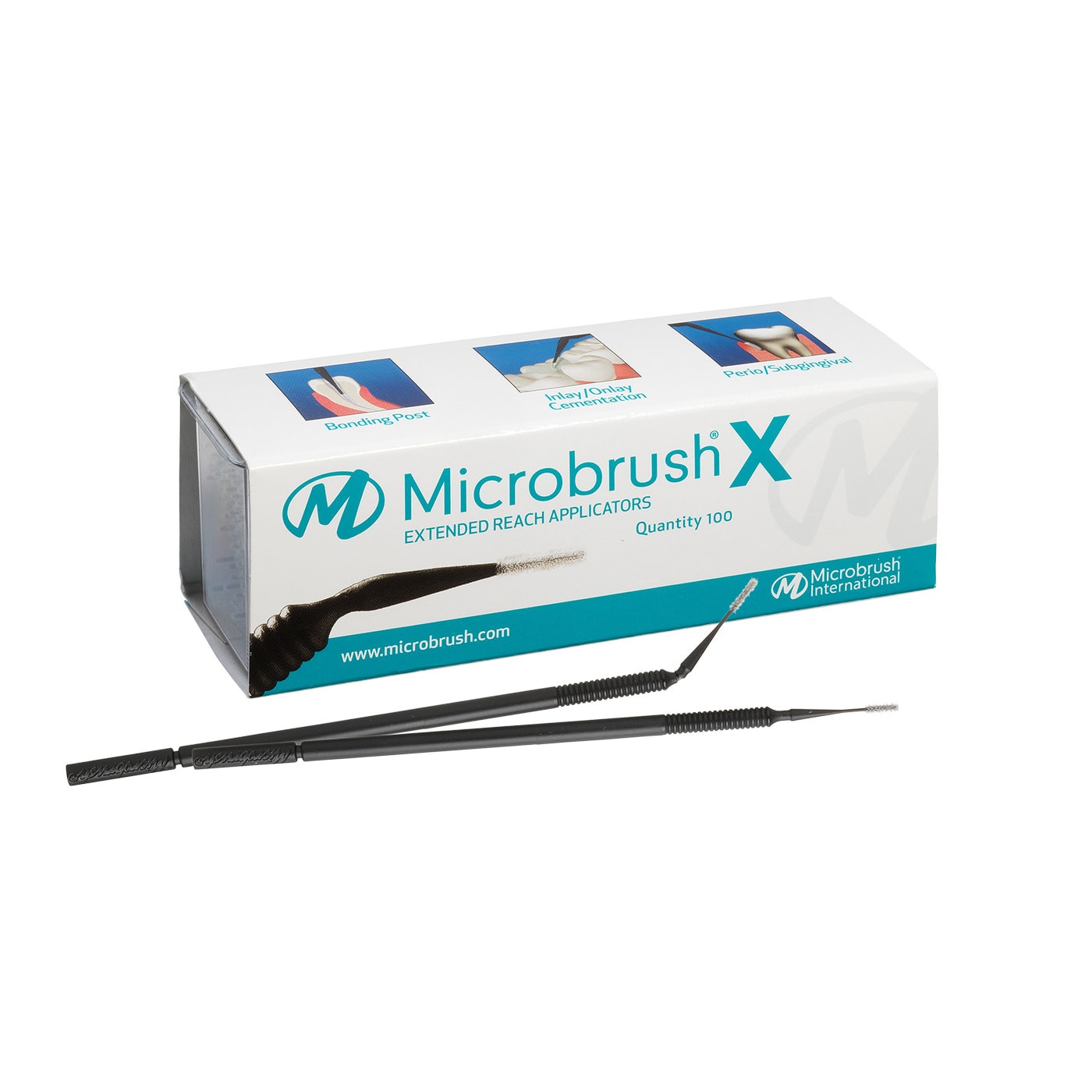 MICROBRUSH X NEGRO 100U