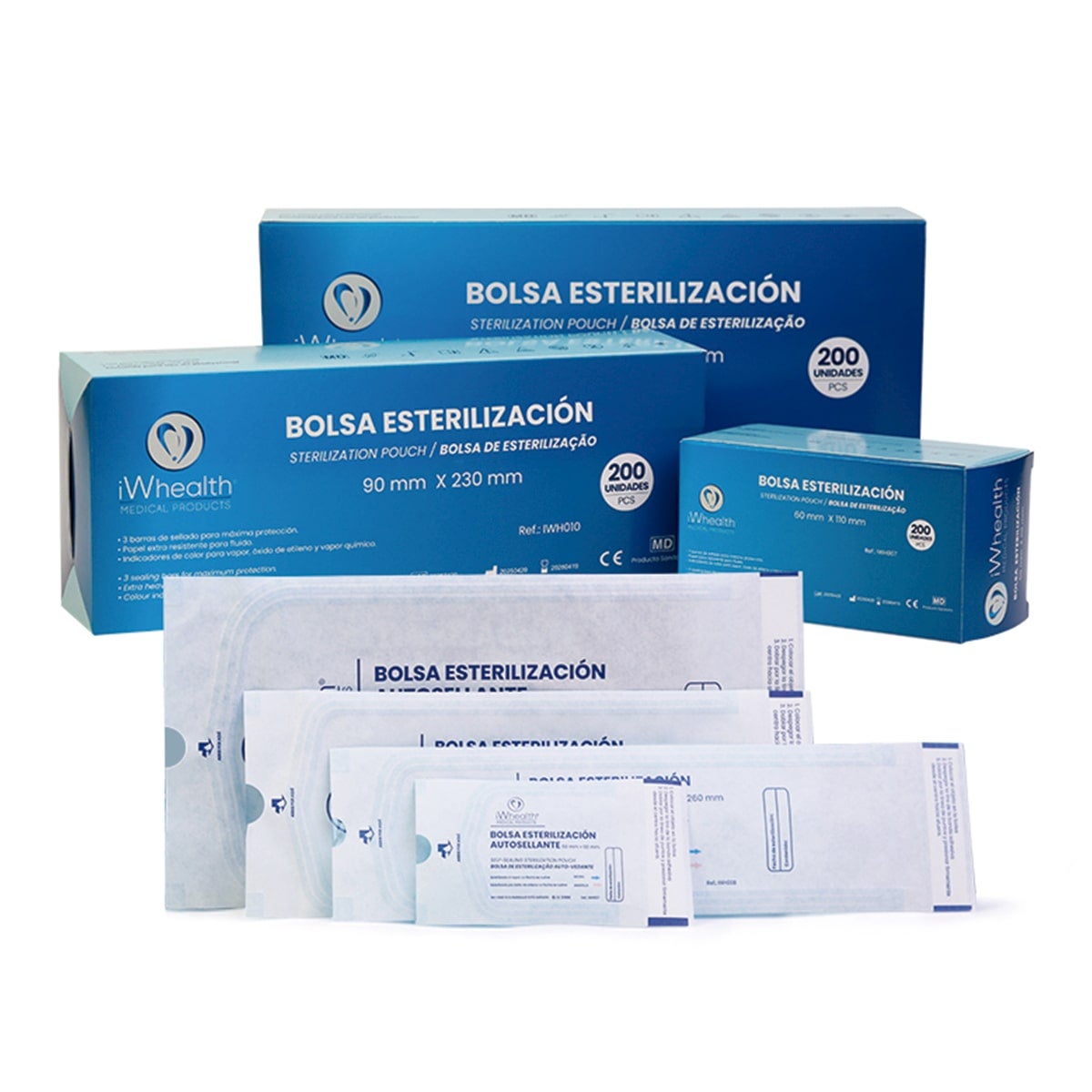 SOBRES DE ESTERILIZAR IWHEALTH