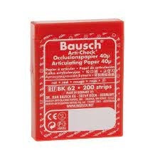 PAPEL DE ARTICULACIÓN ARTI CHECK 40 MICRAS BAUSCH