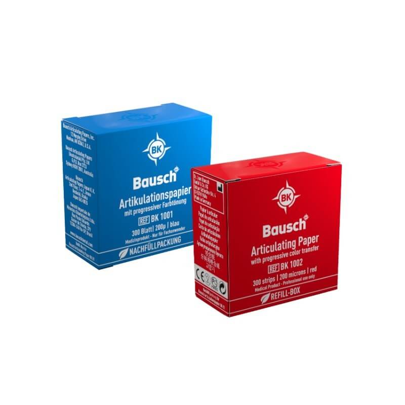 PAPEL DE ARTICULACIÓN 200 MICRAS REPOSICIÓN 300 HOJAS BAUSCH