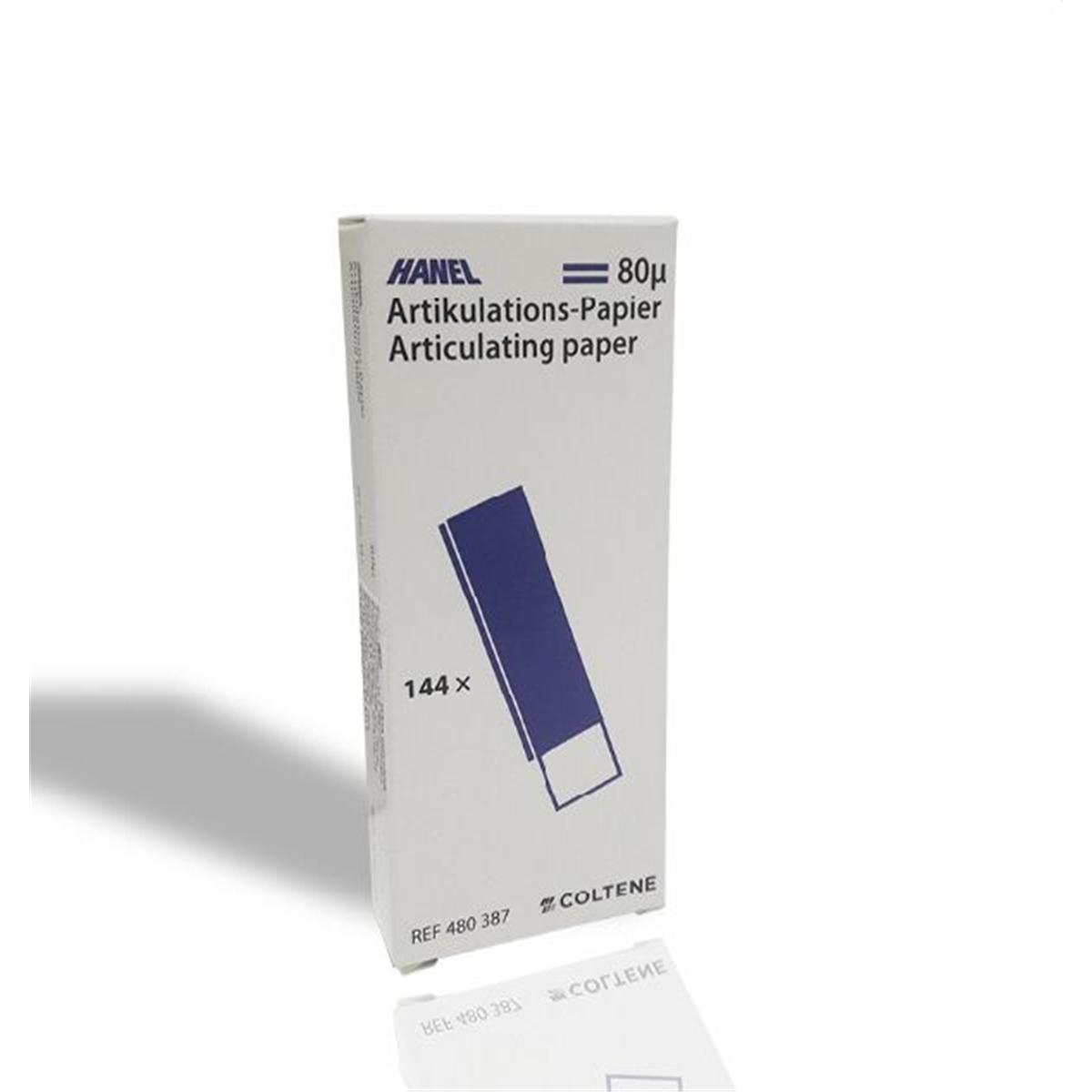 PAPEL ARTICULAR TIRAS 40 MICRAS AZUL 120U HANEL