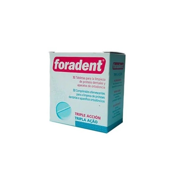 PASTILLA LIMPIEZA DESINFECCION PROTESIS 30U FORADE
