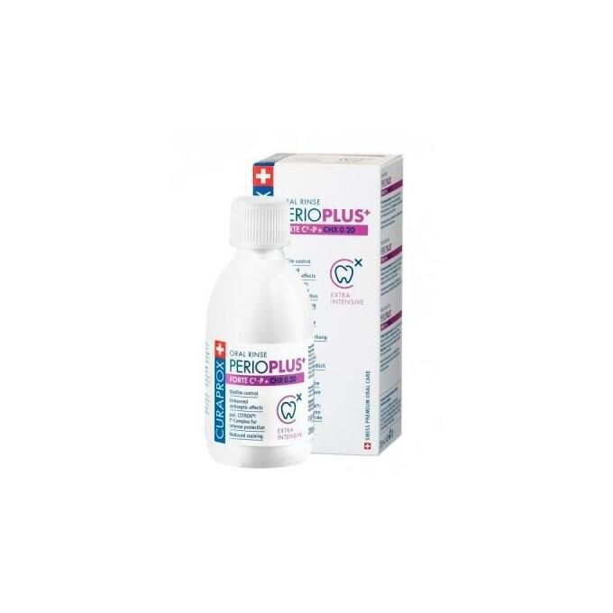 PERIO PLUS FORTE ENJUAGUE 20% CLORHEXIDINA 900ML.- CURAPROX