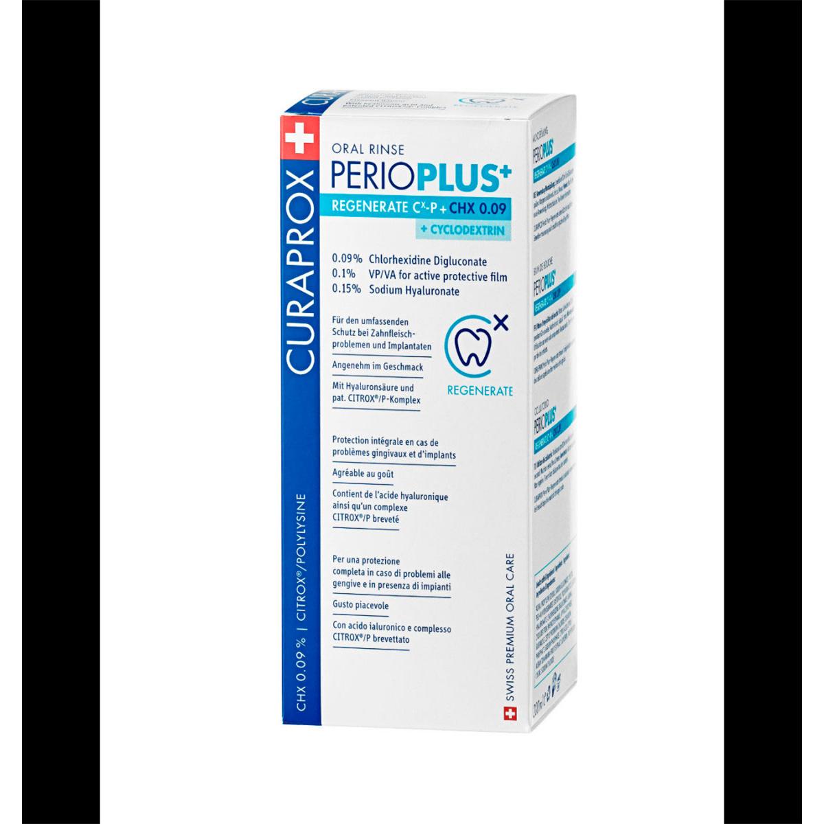 PERIO PLUS REGENERADOR ENJUAGUE 0,09 CLOR 900ML- CURAPROX