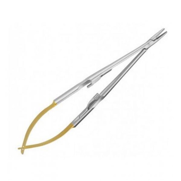 PORTA-AGUJAS CASTROVIEJO TC RECTO 16CM - KDM