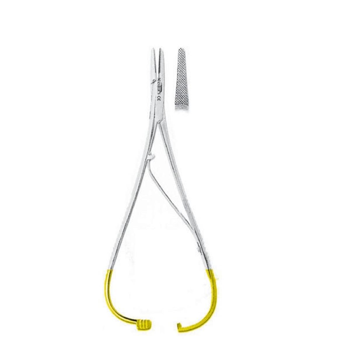 PORTA-AGUJAS MATHIEU TC RECTO 14CM - KDM
