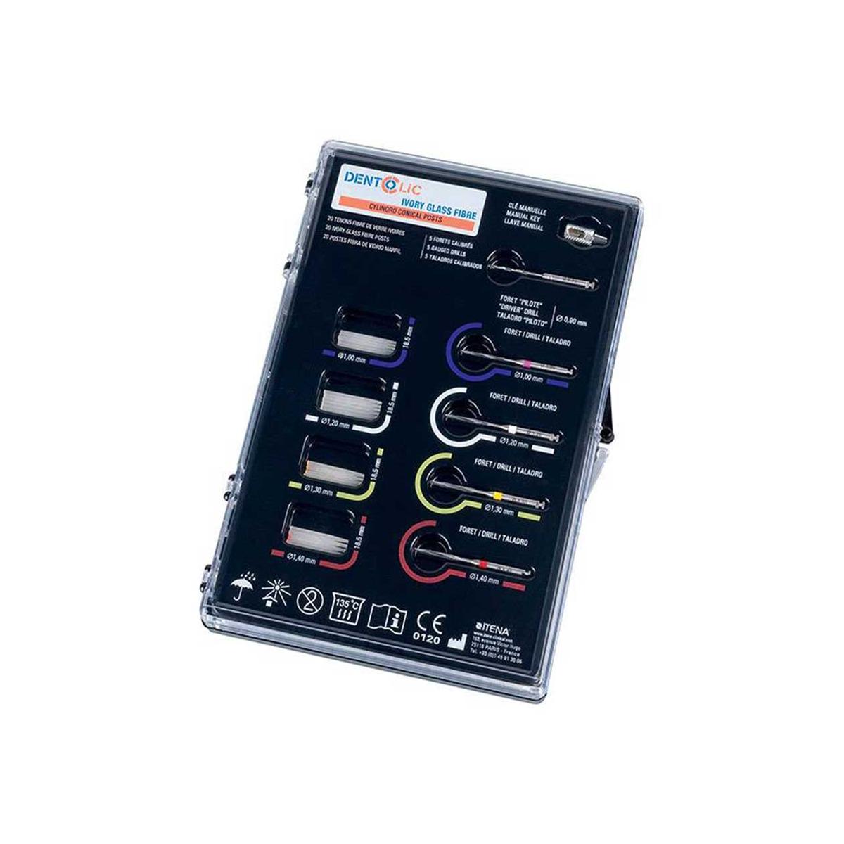 POSTES DE FIBRA DE VIDRIO MARFIL DENTOCLIC 5U ITENA
