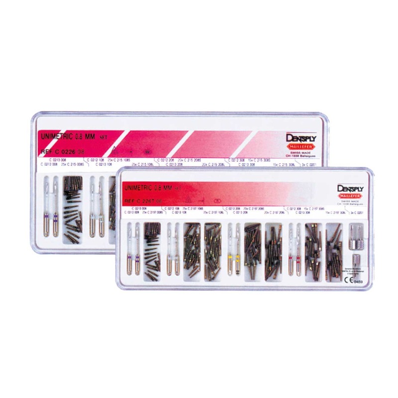 UNIMETRIC TITANIO KIT 0,8 MM 226T08 120U MAILLEFER