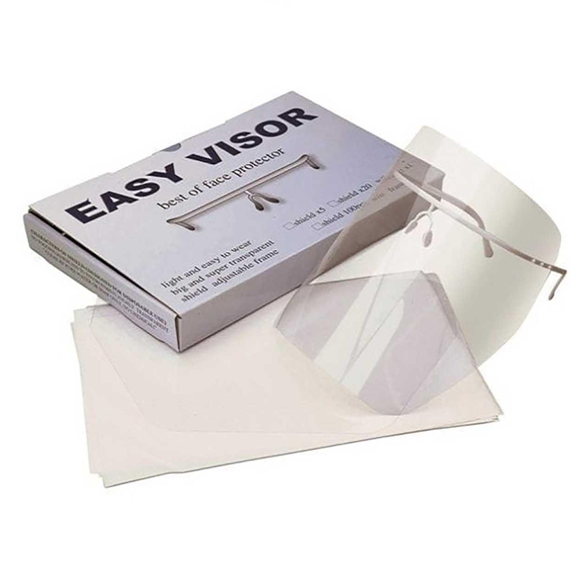 PROTECTOR FACIAL MONTURA + 10 PANTALLAS MESTRA