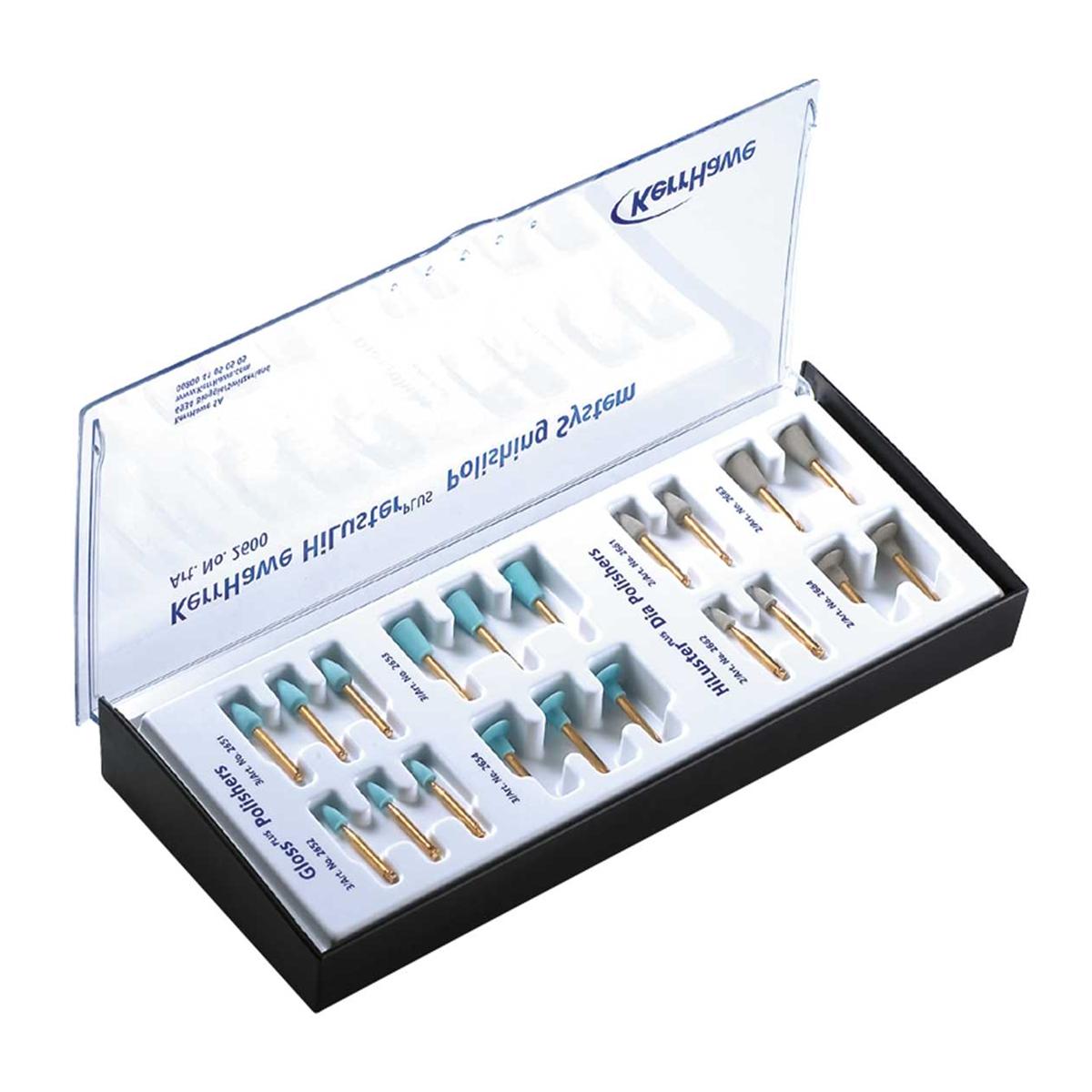 PULIDORES HILUSTER PLUS REPOSICIONES GLOSSPLUS AZULES KERR