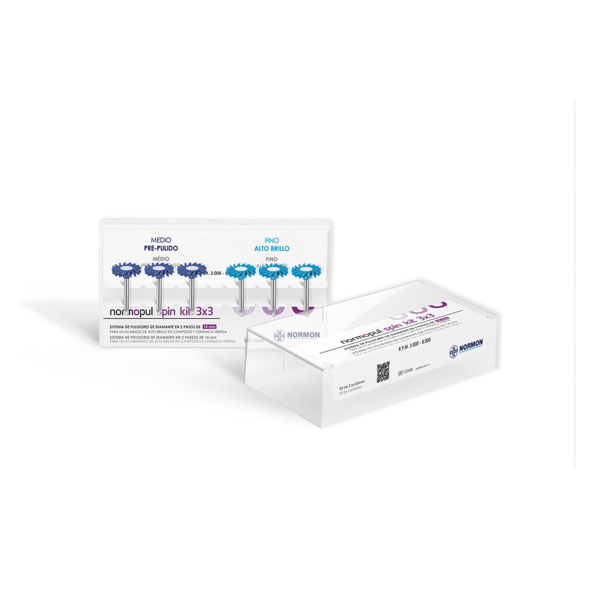 PULIDOR NORMOPUL SPIN KIT 3X3 MF 14 - NORMON