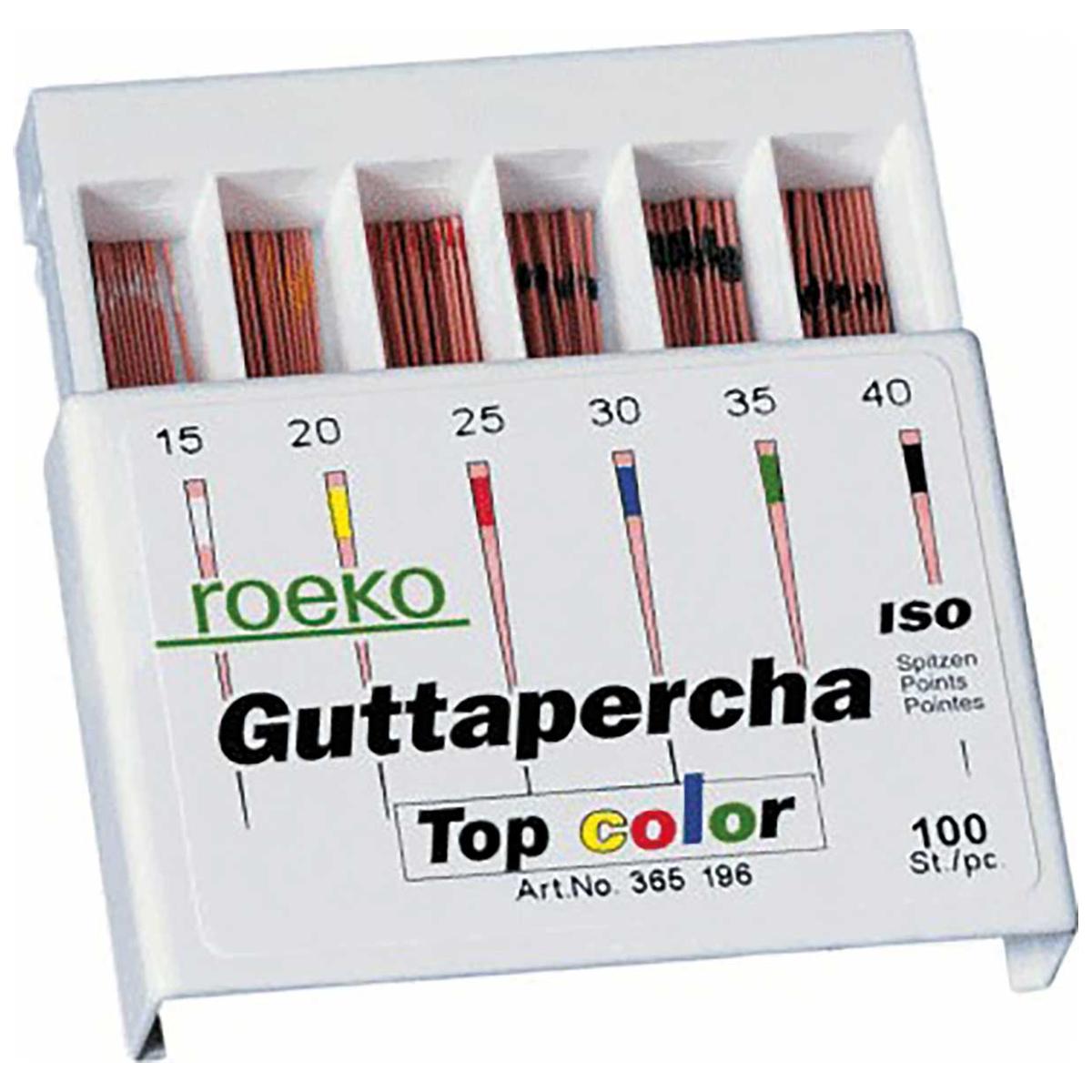 PUNTAS DE GUTTAPERCHA TOP COLOR ROEKO