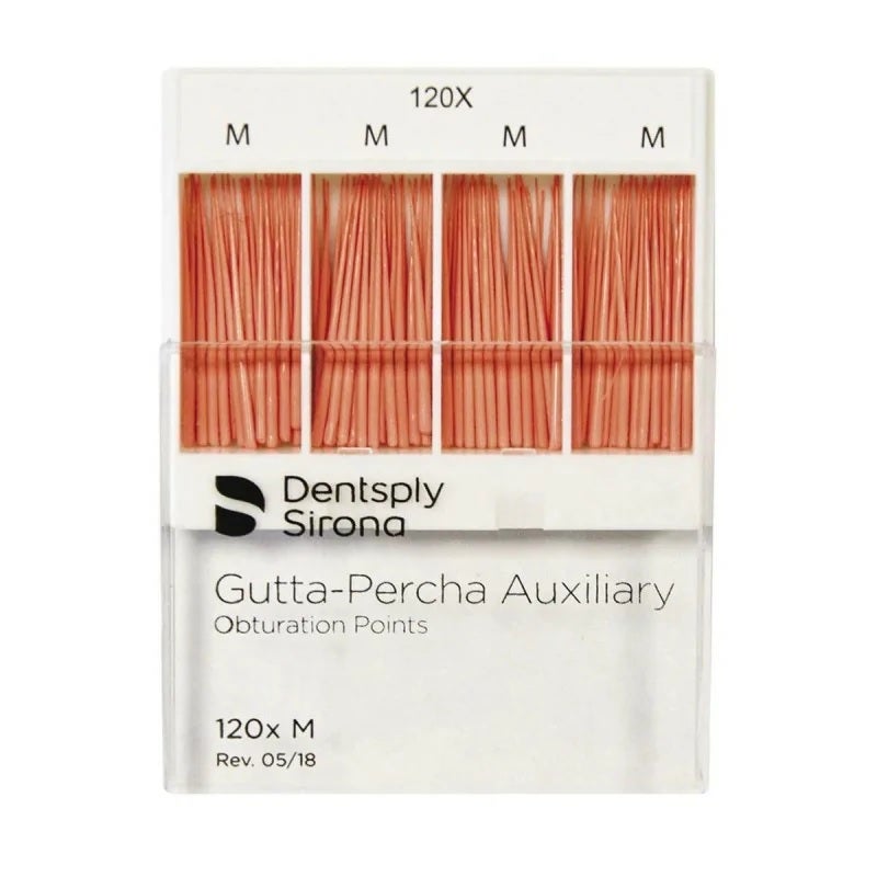 PUNTAS DE GUTAPERCHA AUXILIAR M 120U MAILLEFER