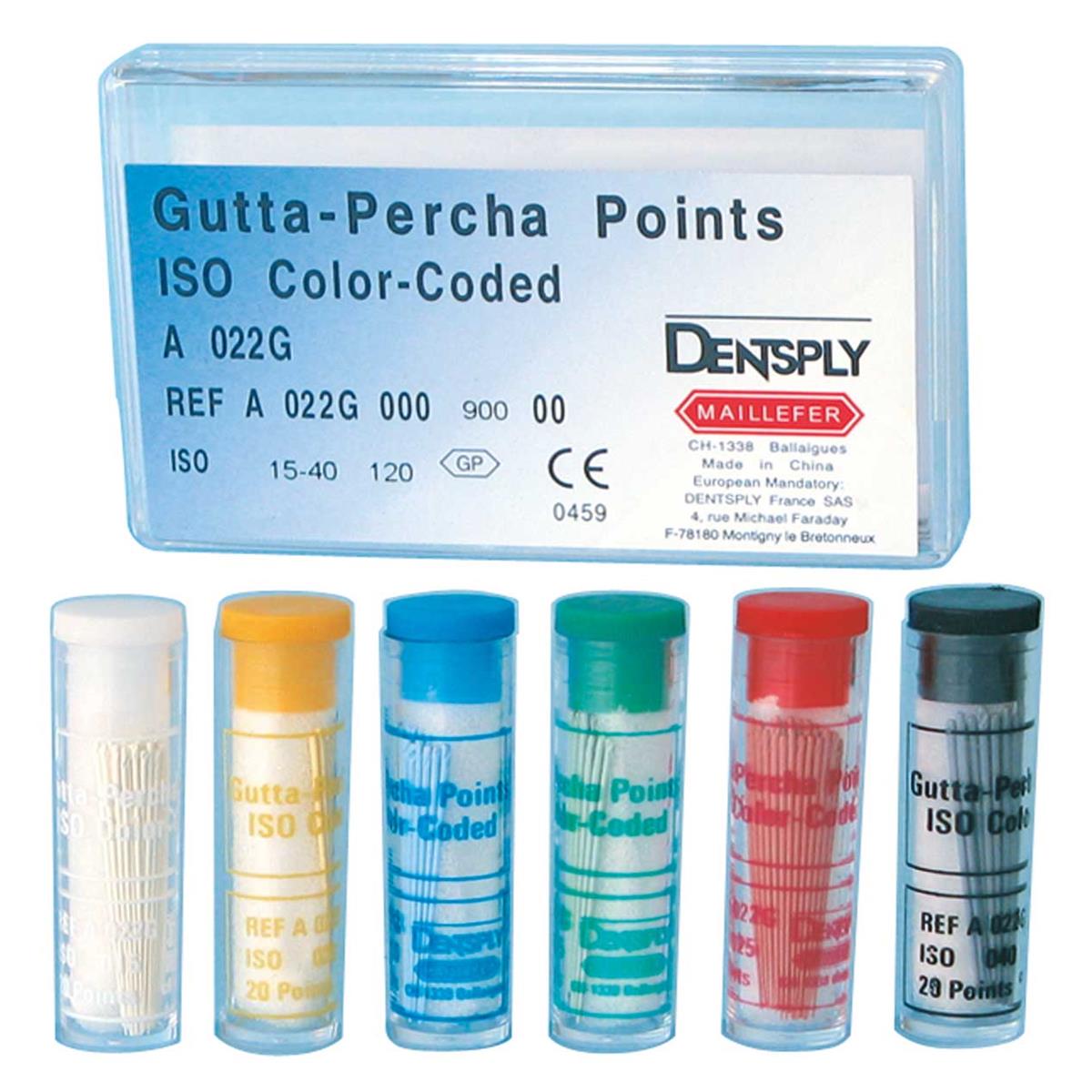 PUNTAS GUTAPERCHA COLORES DENTSPLY SIRONA