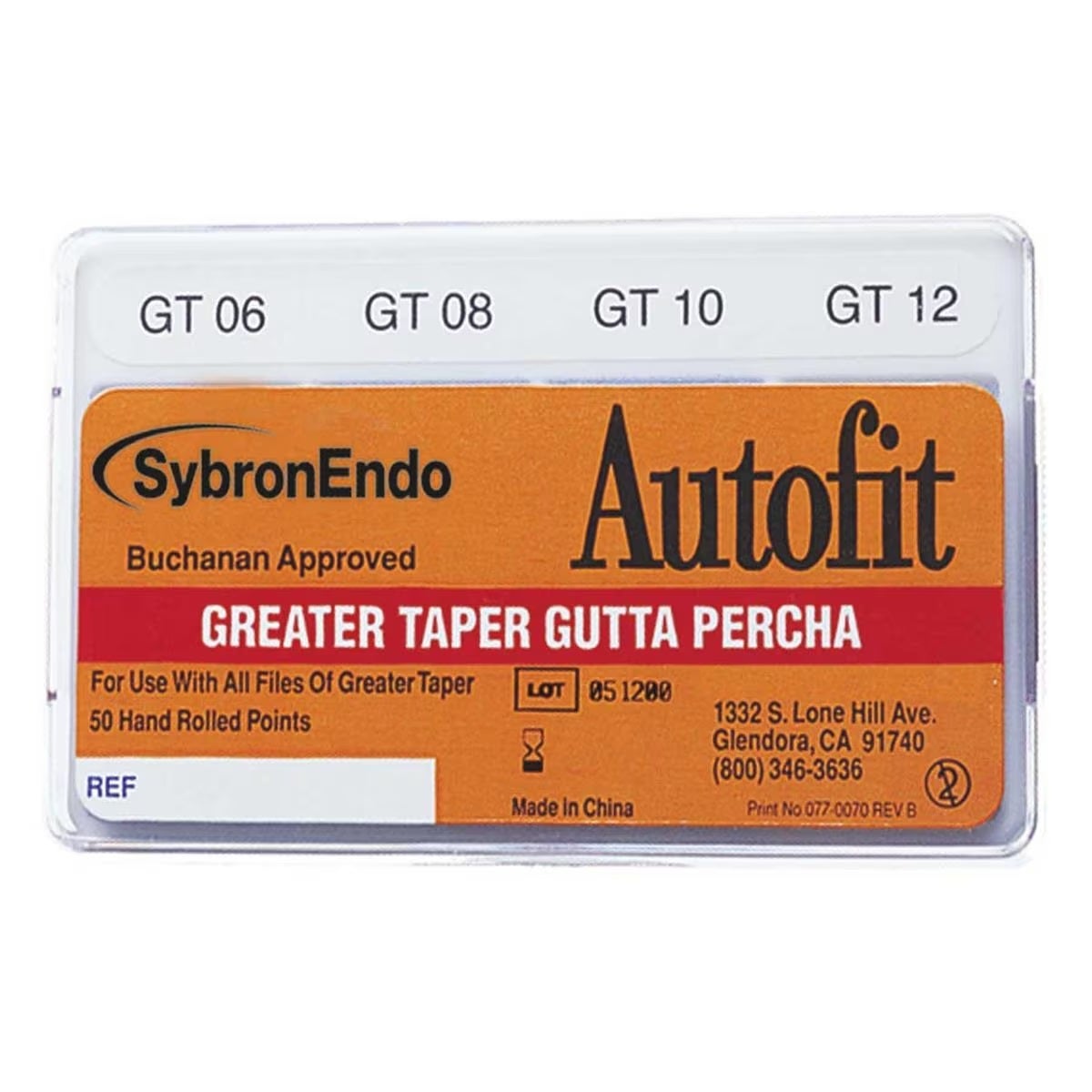 AUTOFIT GUTAPERCHA SYBRONENDO