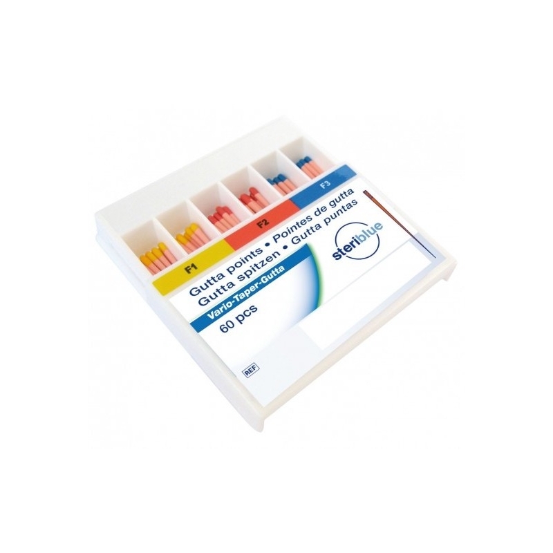PUNTAS DE GUTAPERCHA VARIO TAPER STERIBLUE