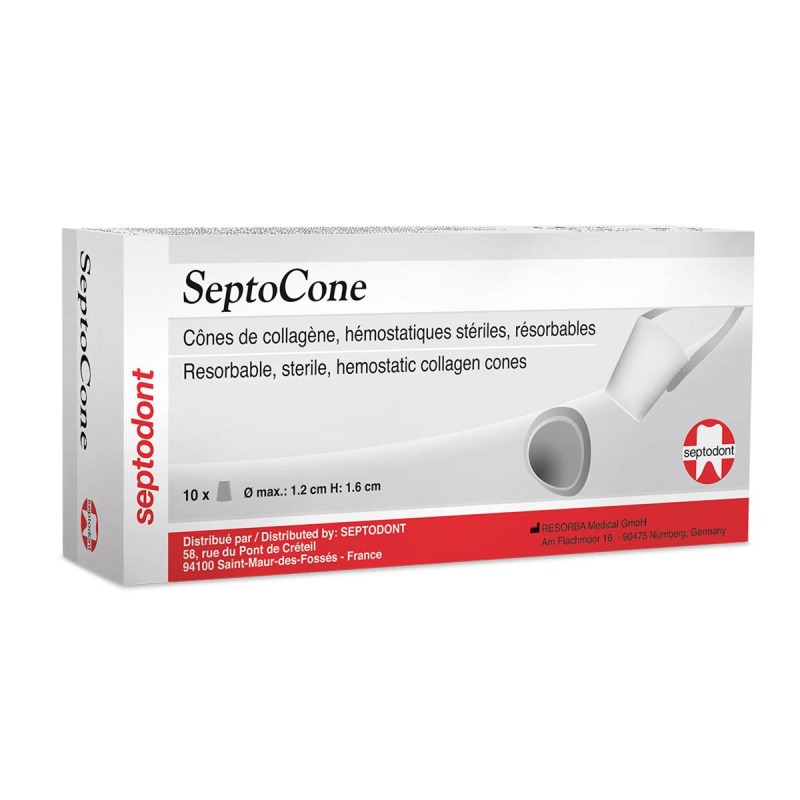 SEPTOCONE CONO DE COLAGENO 10U SEPTODONT