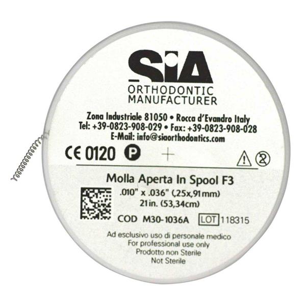 RESORTE NITI DISTALIZAR 0,10X0,45 18CM 3 UDS.SIA