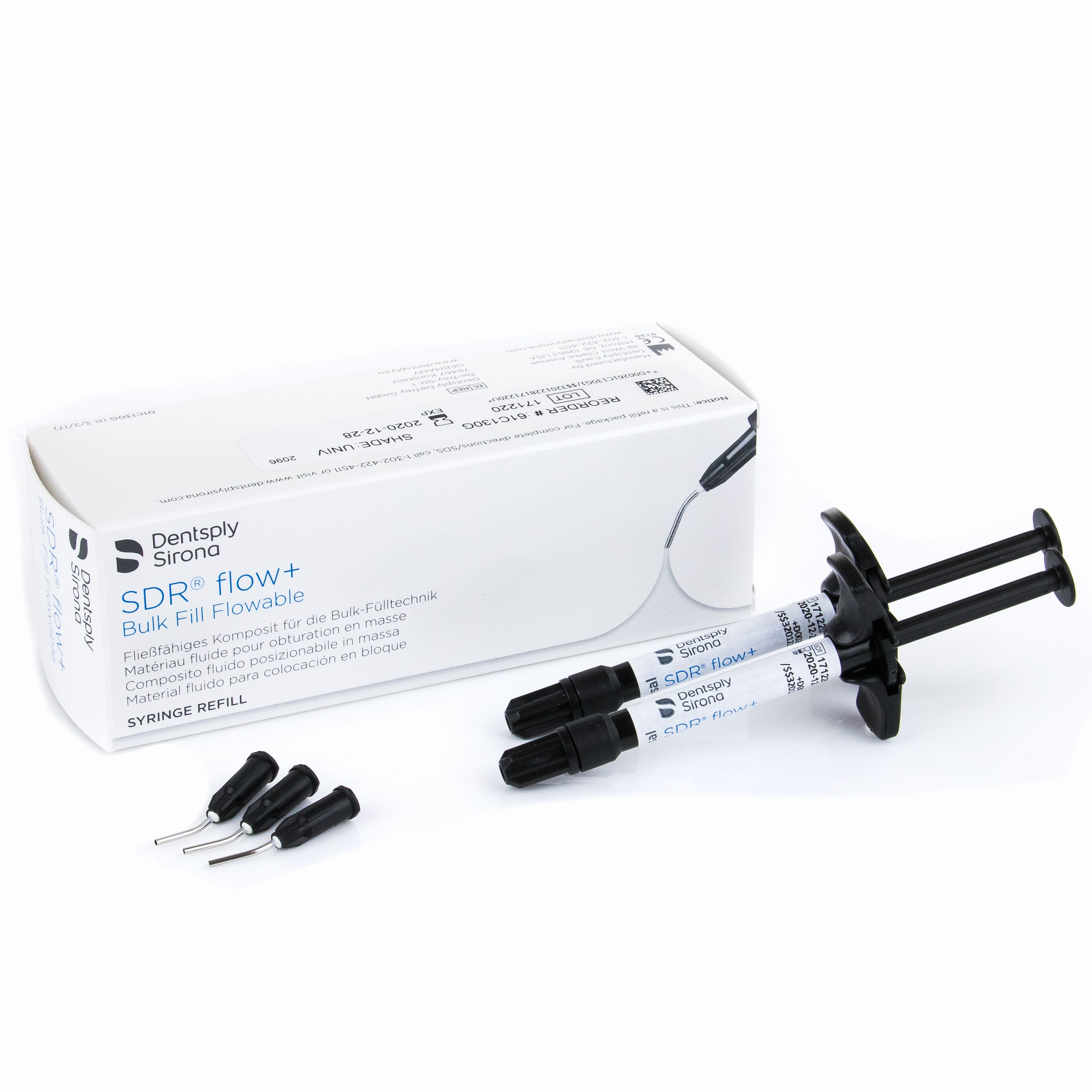 SDR FLOW + JERINGAS UNIVERSAL 10X1G DENTSPLY