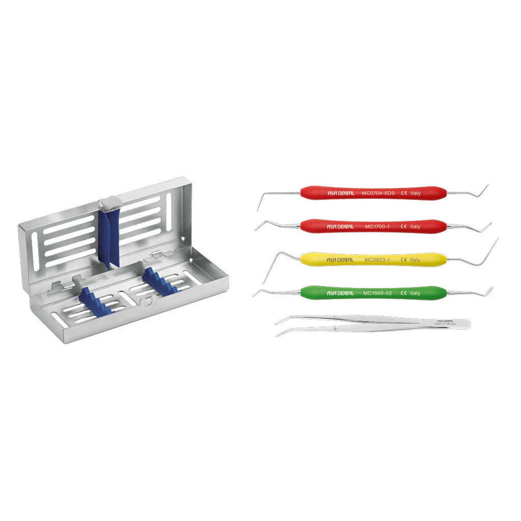 SET INSTRUMENTOS ENDODONCIA 5U SMC0800-5 ASA