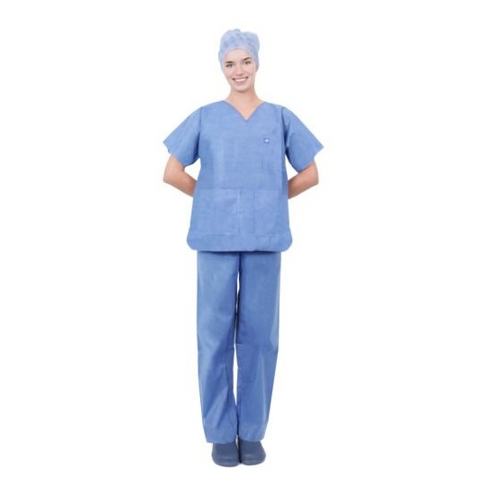 SET PIJAMA QUIRÚRGICO SOFT AZUL MEDLINE