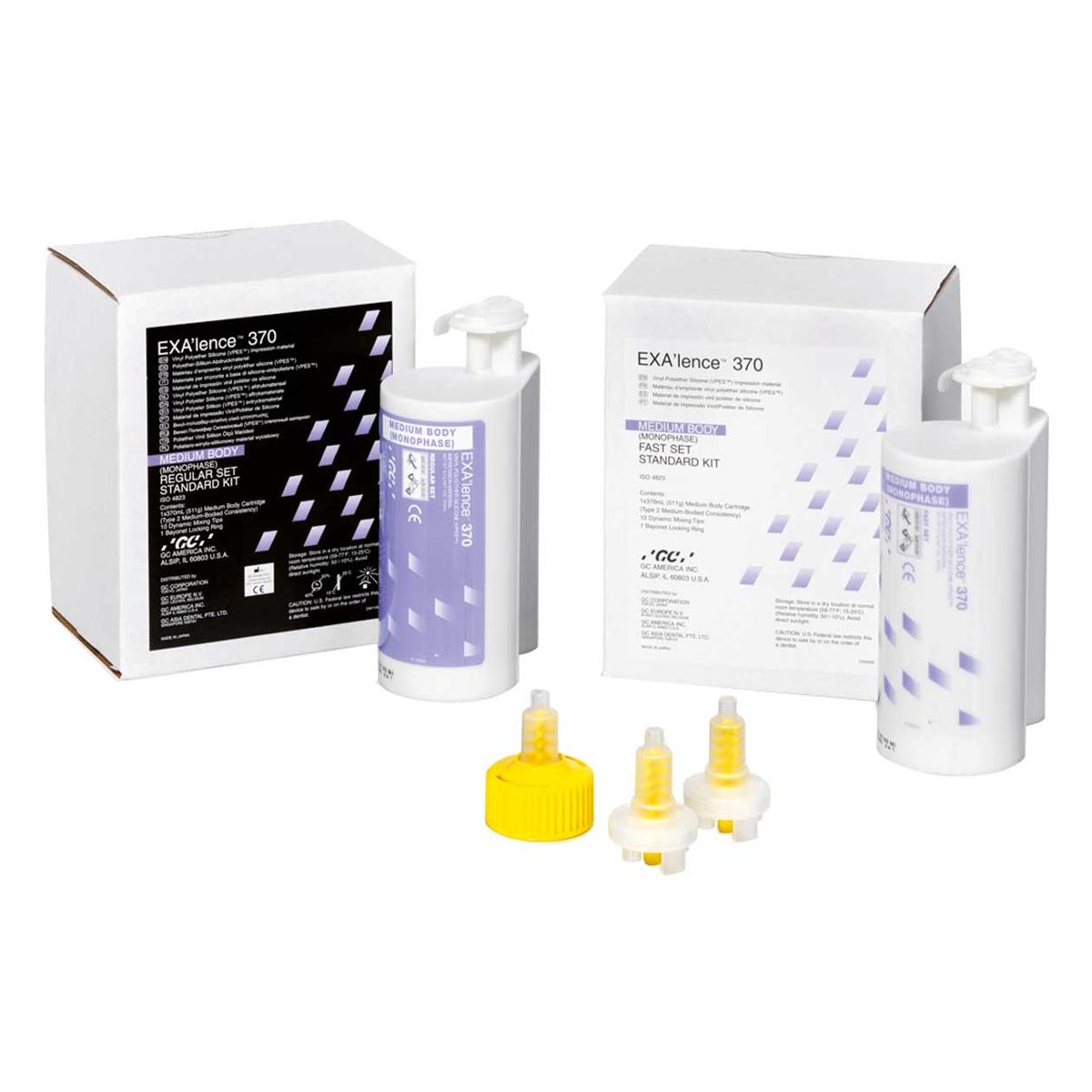 SILICONA DE ADICIÓN EXALENCE MEDIUM BODY FAST SET 2X370ML - GC